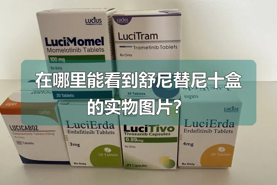 在哪里能看到舒尼替尼十盒的实物图片?
